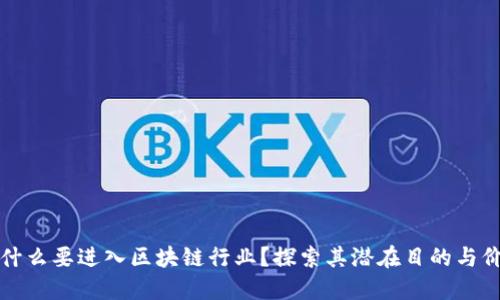 为什么要进入区块链行业？探索其潜在目的与价值